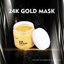 Neupreis Großhandel 24K Gold Collagen Tiefenreinigung Gesichtsmaske Schwarzer Kopf Entferner Maske abziehen